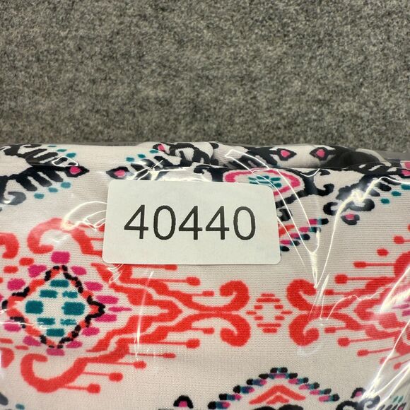 Three Pink Heart Dress Women S Small White Geometric Sheath Midi Sleeveless - Picture 6 of 6